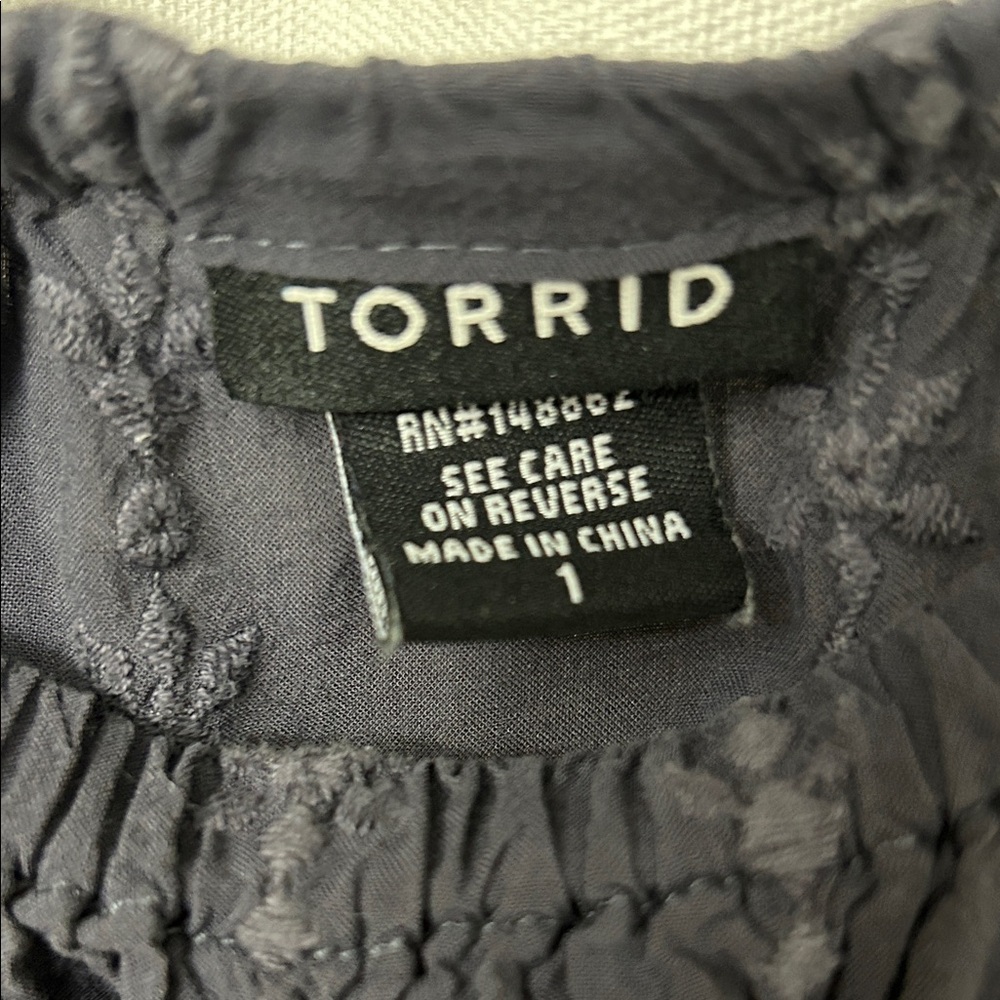 Torrid Ruffled Blouse - Picture 2 of 4